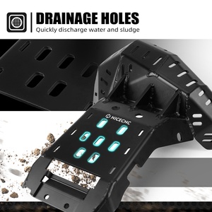 NICECNC pour KTM EXC 250 XCW 2024, Husqvarna TE 300 250, <span class=keywords><strong>GasGas</strong></span> <span class=keywords><strong>EC</strong></span> 300, plaque de protection de châssis de moto, garde de tuyau d'échappement, kit de protection - Product Image 5