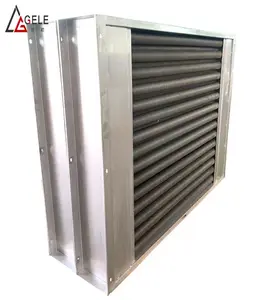 Radiatore di raffreddamento dell'aria dell'aletta del ventilatore del vapore della macchina del radiatore di calore d'acciaio su ordine per le camere dello Stenter del tessuto