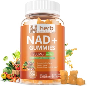 Marque privée NAD + Gommes Rajeunissement Cellulaire Ongles Forts Peau Radieuse Immunité Vegan Boost Endurance Enhancer Adultes - Product Image 1