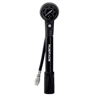 Pompe d'amortisseur de vélo RIDERACE 300PSI avec jauge gonfleur de pneu Schrader Presta HP/HV fourche de vélo et amortisseur de Suspension arrière