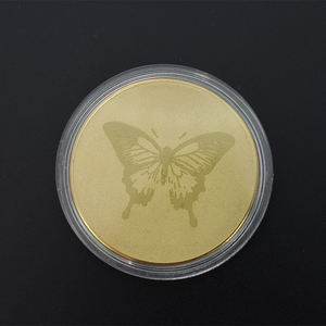 Быстрая доставка, оптовая продажа, персонализированная индивидуальная пустая сувенирная монета для лазерной гравировки - Product Image 2