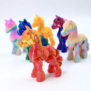 1/12 Maßstab Fantasy-Pony-Figur OEM Angepasst Magischer Gefrorener Effekt Premium 3D-Gedrucktes Spielzeug zur Ausstellung - Product Image 1