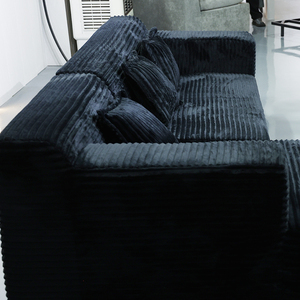 Modern Three-Seater Sectional Couch With Vacuum Compressed Ottoman Fabric-filled <b>for</b> Hotel Use Direct Factory Supply A022 <b>Sponge</b> - Product Image 5