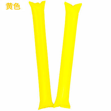 Yellow inflatable stick