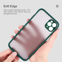 Casing penutup ponsel iphone, casing ponsel asap tahan guncangan keras buram untuk iphone 17 air Pro Max 16 Se 15 14 13 12 11 Plus
