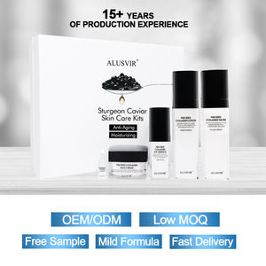 Set di Cura della Pelle Coreano OEM con Caviale di Storione Biologico, Detergente Viso Sbiancante Anti-Età, Siero, Lozione, Crema e Siero per Occhi - Product Image 6