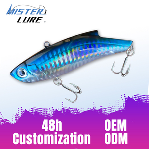 Señuelo de Pesca MISTER LURE de 9 cm y 26.9 g, Señuelo Vibrador con Anzuelo, Señuelo de Agua Dulce para Pesca en Aguas Medias, Cebo de ABS con Color Personalizado - Product Image 1