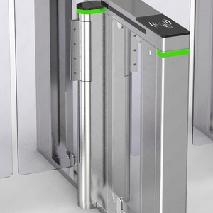 Stainless Steel Speed Gate Turnstile Automatic Swing Barrier System Face Recognition QR Code for High Security Entrance - Product Image 1