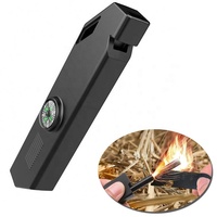Johold Flint Camping feu bâton de magnésium kit de survie en plein air multi-usages nouveau 4-en-1