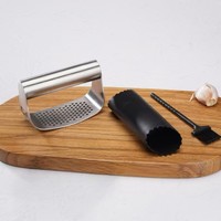 Handheld Roestvrijstalen Knoflookpers & Handmatige Flesopener Keukengereedschap Groente-En Fruitsnijder Voor Gebruik