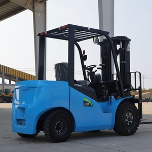 Montacargas Eléctrico de 3 Toneladas con Batería de Iones de Litio, Operación con Asiento, Uso en Interiores, Neumáticos Sólidos - Product Image 1