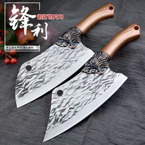 Cuchillos Forjados con Diseño de Cabeza de Tigre, Cuchillos de Cocina, Cuchillos para Rebanar, Utensilios de Cocina, Cuchillo Afilado, Fácil de Cortar Verduras - Product Image 1