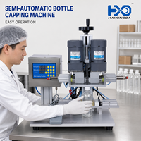 Machine de capsulage semi-automatique électrique de bureau facile à utiliser pour bouteilles de boissons, produits chimiques quotidiens et lait