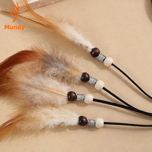 Coiffe légère en plumes de 15g pour festival de musique, <span class=keywords><strong>rave</strong></span> party, vitrine, mariage, décoration de salon - Product Image 3