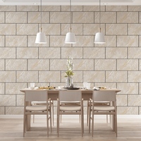 Panneau mural 3D rainuré pliable à grain de brique, processus de pliage intégré, revêtement décoratif étanche pour revêtement mural intérieur