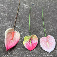 LO-624 Großhandel Rosa Künstliche Blumen Faux Lilien Tulpen Orchideen Dekorative Blumen für Hochzeit und Heimdekoration