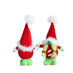 Decorazione natalizia all'ingrosso regali per bambini nani ornamento per bambole senza volto peluche per animali morbidi di Midget