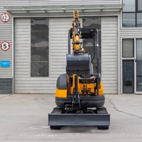 Excavadora de orugas de 2.5 toneladas Zero Tail con control hidráulico piloto y motor de émbolo oculto HT25