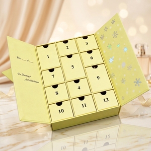 Boîte <span class=keywords><strong>de</strong></span> <span class=keywords><strong>calendrier</strong></span> <span class=keywords><strong>de</strong></span> <span class=keywords><strong>l</strong></span>'<span class=keywords><strong>avent</strong></span> cosmétique haut <span class=keywords><strong>de</strong></span> gamme, 24 jours, coffret cadeau <span class=keywords><strong>de</strong></span> beauté <span class=keywords><strong>de</strong></span> luxe, emballage rigide en carton magnétique vide pour ensemble <span class=keywords><strong>de</strong></span> soins <span class=keywords><strong>de</strong></span> la peau - Product Image 1