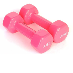 Ensemble d'haltères de gymnastique en néoprène bleu marine personnalisé de haute qualité poids en fer en forme de hexagone pour le fitness à usage domestique - Product Image 6