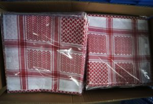 Chất Lượng Cao Trung Đông Màu Đỏ Trắng Shemagh Hijabs Sang Trọng Lưới Rắn/Ngụy Trang Thoáng Khí Ngoài Trời Mặc Hồi Giáo Arab Dubai Người Đàn Ông Của - Product Image 6