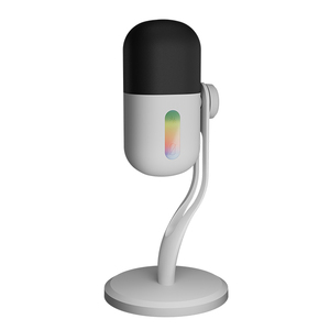 USB <b>Condenser</b> <b>Microphone</b> Cardioid Pattern Noise Suppression Touch Mute RGB Light for Recording Podcast MC06 USB <b>Condenser</b> Microp - Product Image 6