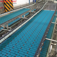 Chaînes de transmission à rouleaux supérieurs en plastique flexible Hongsbelt LBP821-K1200 pour diverses applications