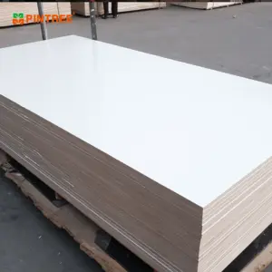 Manufactory direct melamine wood 15mm high gloss lightweight decorative board plywood for furniture