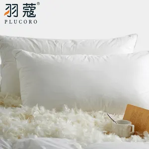 Pillow Hotel Newest Design Comfortable Custom 5 Stars Hotel Pillow Goose Feather Filling Pillow