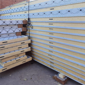 Горячая холодная комнатная панель 100 мм PU сэндвич панель для прогулок в кулер морозильник сэндвич-панель для холодной комнаты для рыбы, мяса - Product Image 4