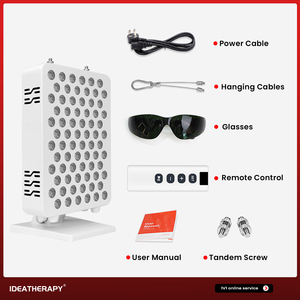 Ideatherapy Red Light Panel 9 Waves RLPRO100 thérapies <span class=keywords><strong>lumière</strong></span> rouge soulagement de la douleur lampe de <span class=keywords><strong>luminothérapie</strong></span> pour usage domestique - Product Image 5