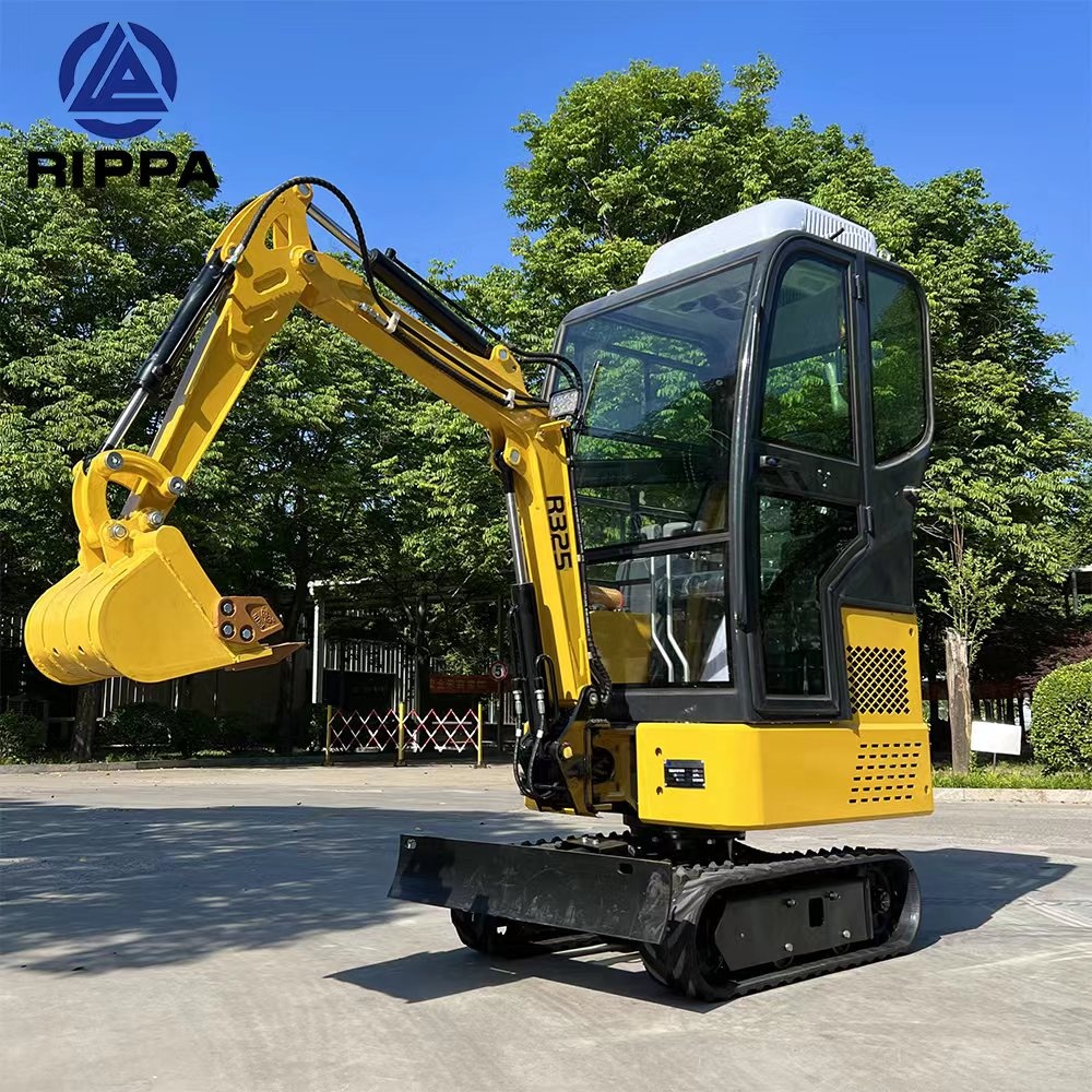 Rippa R325 мини-экскаватор с насадками