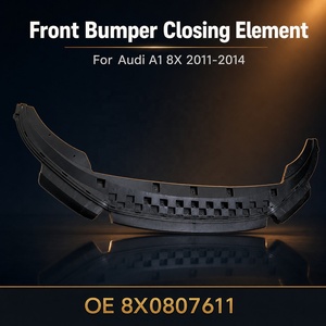 Per Audi <span class=keywords><strong>A1</strong></span> 8X 2011-2014, Elemento di Chiusura Paraurti Anteriore Inferiore in PP Nero 8X0807611, Sostituzione Diretta - Product Image 2
