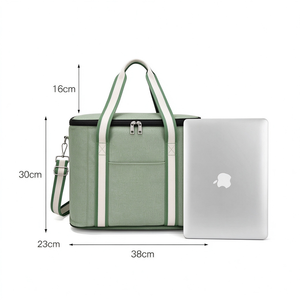 Sacs isothermes pliables pour le camping en plein air, grande capacité 26L, imperméables, isolés, 600D, avec poignées et bandoulière - Product Image 4