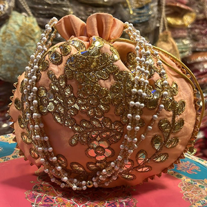 กระเป๋าใส่เหรียญทำมือปักลายสไตล์อินเดียนแดงเป็นของขวัญสำหรับงานเลี้ยงกระเป๋าถือสำหรับใส่เหรียญ - Product Image 1