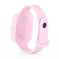 Porte-bracelet de désinfectant pour les mains portable voyage portable rechargeable avec des bouteilles de bec porte-clés en silicone bracelet distributeur de main
