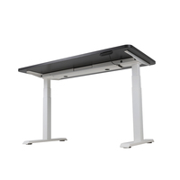Bureau d'ordinateur réglable en hauteur à double moteur 2BF3, colonne de levage à tube carré, table de bureau électrique