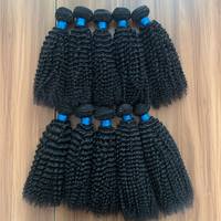 Kedatangan Baru 14A Remy Straight Vietnamese Bundles Virgin Hair Double Drawn Raw Cuticle Aligned Warna Alami 1B Siap Perm