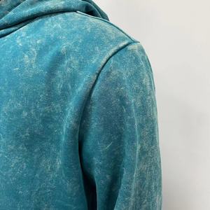 Spring Street Style Sun Faded Solid Custom Printed Embroidery Eagle <b>Animals</b> <b>Men</b> Breathable Polyester/Cotton Stone Wash Hoodie - Product Image 4