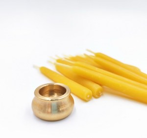 Bougie créative pour moments de détente, bougie pointue parfumée en cire, bougie à la cire d'abeille, durée de combustion de 20 minutes - Product Image 4