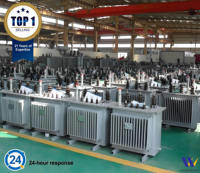 Transformateur triphasé immergé dans l'huile 30kVA 50kVA 80kVA 100kVA Multi-tension 110V 220V 380V 400V Certifié IEC Distribution OEM