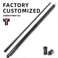 TAVON Vente en gros de queues de billard personnalisées en fibre de carbone 100%, texture 3K, fabrication OEM ODM