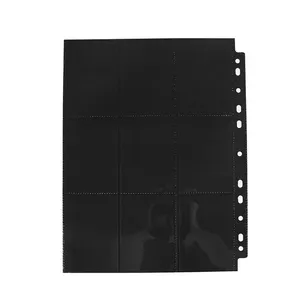 11 Gaten Transparante 9-pocketpagina 'S Dubbelzijdige R-Hoek Duidelijke Binnenpagina Pp-Houderpagina 'S Voor Kaartverzameling