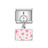 Nouveau 2026 Pendentif motif Band-Aid 'Strawberry Love' en acier inoxydable, module de breloque pour bracelet, bijoux DIY, vente en gros