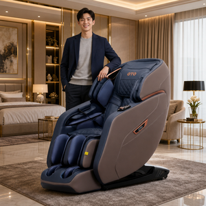 Sillón <span class=keywords><strong>de</strong></span> Masaje Ergonómico Inteligente con Reposapiés Automático <span class=keywords><strong>y</strong></span> Control Táctil para Relajación Corporal Completa Pro - Product Image 1