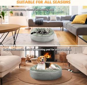 Wasserdichtes und wasch bares Haustier <span class=keywords><strong>nest</strong></span> mit einstellbarem Timer und Temperatur Haustier heizkissen für alle Jahreszeiten Katzen <span class=keywords><strong>nest</strong></span> Outdoor Indoor - Product Image 2