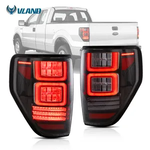 Vland fabrika için LED arka lambası Ford F150 2009-2014 kırmızı dönüş sinyali diğer araba ışık aksesuarları araç aydınlatma sistemi, kuyruk lambaları