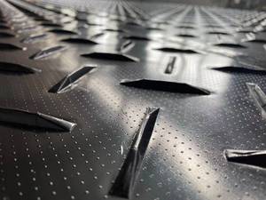 Tappetino stradale temporaneo in plastica 4x8 piedi 12.7mm 1/2in HDPE per la cura degli alberi escavatore Uhmwpe tappetino stradale temporaneo - Product Image 6