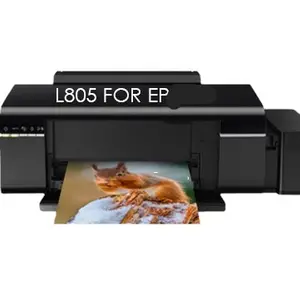 핫 세일 6 색 L805 PVC ID 카드 WIFI 잉크젯 프린터 A4 모델 EPSON L805 용 데스크탑 전송 ID 카드 UV 승화 프린터