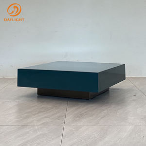 Mesa de <span class=keywords><strong>Centro</strong></span> Moderna de Madera, Muebles de Sala de Estar de Lujo, Diseño de Mesa Auxiliar para el Hogar, Muebles de Villa, Superficie Pulida, Precio - Product Image 4